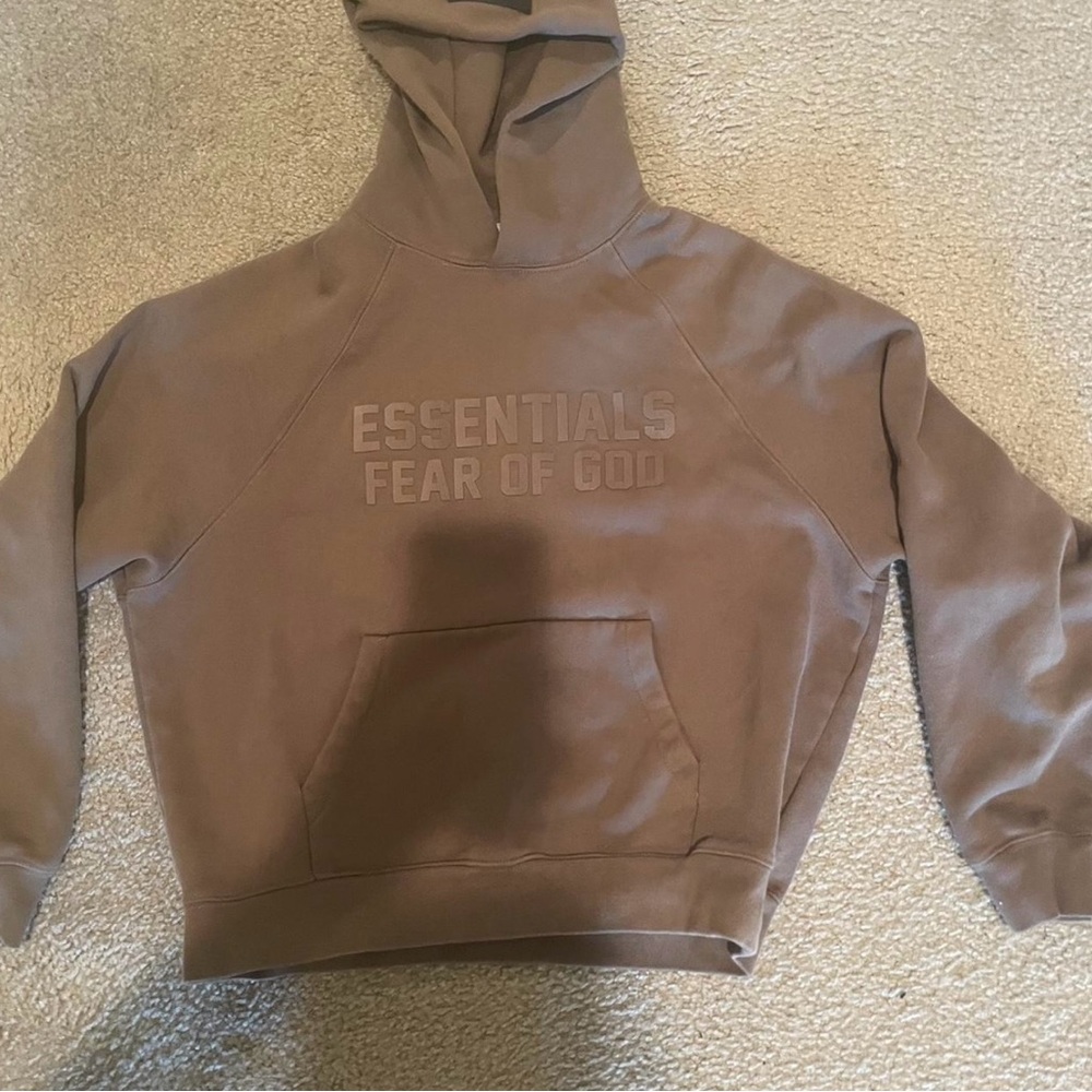 FEAR OF GOD -WOOD ESSENTIALS HOODIE